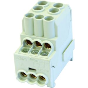 Blok rozdzielczy - dystrybucyjny Al/Cu SDB 100 (80010) SIMBLOCK szary 81601002 - obrazek 1