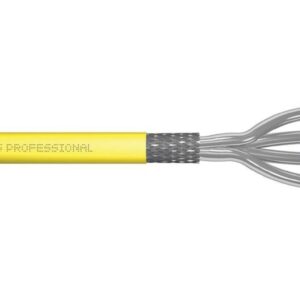 Kabel teleinformatyczny S/FTP kat.7A LS0H drut żółty B2ca DK-1745-A-VH-5 /500m/ - obrazek 1