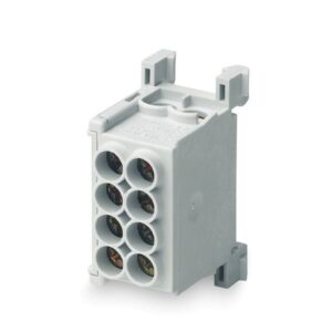 Blok rozdzielczy MAG25-2 kolor szary 4x25mm 1000V/1500V AC/DC VDE MAG1250A32 - obrazek 1