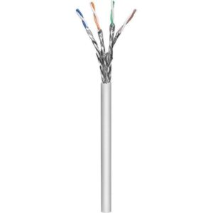Kabel Skrętka Kat 6A S/FTP linka PIMF szara 100 procent miedzi ITP-C6A-FLS305 /305m/ - obrazek 1