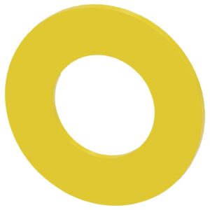 Etykieta podkładkowa żółta 45mm do otworu 22mm grubość 2mm bez inskrypcji SIRIUS ACT 3SU1900-0BA31-0AA0 - obrazek 1