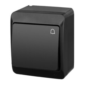 HERMES Łącznik zwierny hermetyczny dzwonek IP44 czarny IP44 0337-09 - obrazek 1