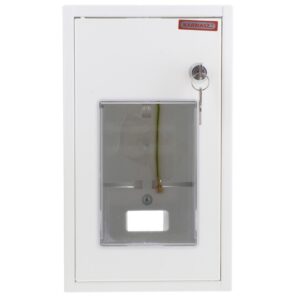 Szafka licznikowa natynkowa/podtynkowa (uniwersalna) 1-licznikowa 1-fazowe IP30 115mm RU-1L Z/O/E - obrazek 1