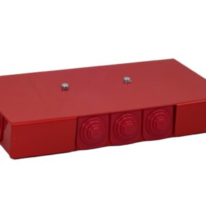 Puszka przeciwpożarowa PIP-2AN R3x3x4 prostokątna, E90, rozgałęźna, wymiary 103x30x197mm, czerwony 84622656 - obrazek 1