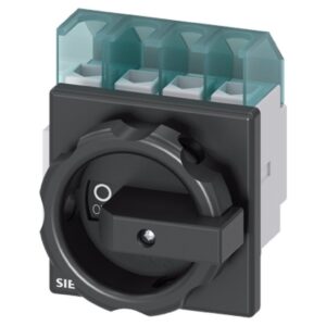 Rozłącznik główny 3P+N 32A 11.5kW AC23A 400V pokr czarne montaż tablicowy 4 otwory 3LD2203-1TL51 - obrazek 1