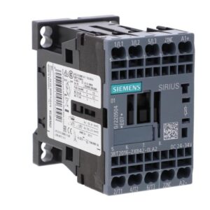 Stycznik kolejowy S00 AC-3 4kW / 400V 1R 24VDC 0.7...1.25 US z warystorem przyłącze sprężynowe do sterowania z PLC 3RT2016-2XB42 - obrazek 1