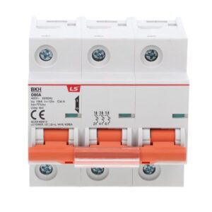 Wyłącznik nadprądowy 1,5 modułu 3P D 80A 10KA BKH 3P D80A 06110350R0 - obrazek 1