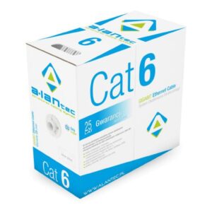 Kabel teleinformatyczny typu linka U/UTP kat.6 PVC Eca szary ALANTEC /305m/ - obrazek 1