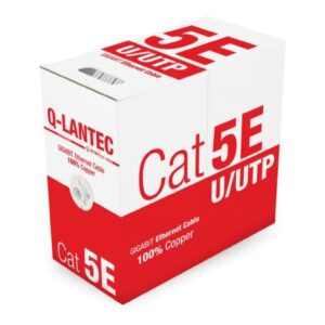 Kabel teleinformatyczny UTP kat.5e PVC Eca szary Q-LANTEC /305m/ - obrazek 1