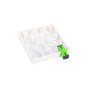 Gniazdo naścienne FTTH 2C (2 x SC simplex) bez adapterów FOPA-2A-01 - obrazek 1