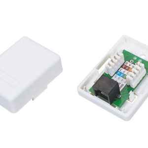 Gniazdo natynkowe UTP kat.6 1xRJ45 GN010 - obrazek 1