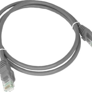 Patch-cord U/UTP kat.6A LSOH 0.25m szary KKU6ASZA0.25 - obrazek 1