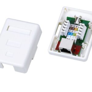 Gniazdo natynkowe STP kat.5e 1xRJ45 GN005 - obrazek 1