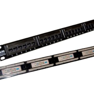 Patch panel UTP kat.5e 24 porty LSA 1U PK003 - obrazek 1