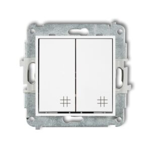 Mechanizm łącznika podwójnego krzyżowego biały MWP-66 - obrazek 1