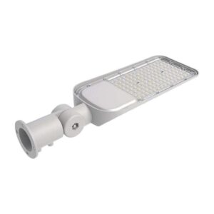 Oprawa Uliczna LED 100W 11000lm 6500K regulowany uchwyt sensor zmierzchu Diody SAMSUNG IP65 Szara 5 Lat Gwarancji 20435 - obrazek 1