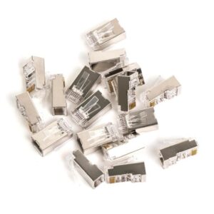 Wtyk RJ45 (8P8C) przelotowy kat.5e ekranowany AWG 26-24 /woreczke zawiera 100szt./ X-ML-5F-EZ - obrazek 1
