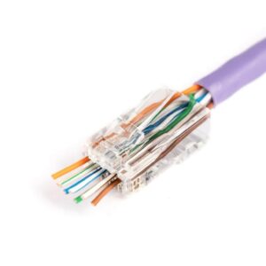 Wtyk RJ45 (8P8C) przelotowy kat.6 nieekranowany AWG 26-24 /woreczek zawiera 100szt./ X-ML-6U-EZ - obrazek 1