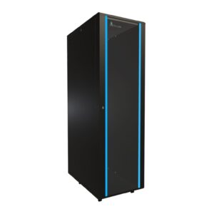 Szafa rack stojąca Extralink 42U 600x1000 Czarna - obrazek 1