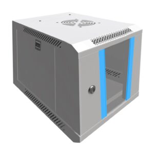 Szafa rack montowana na ścianie Extralink 6U 10 Szara - obrazek 1