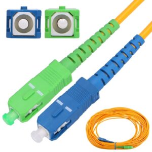 Patchcord Jednomodowy, Simplex, G652D, 3mm, 5m Extralink SC/APC-SC/UPC - obrazek 1