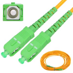 Patchcord Jednomodowy, Simplex, G.657A1, 3mm, 0,5m Extralink SC/APC-SC/APC - obrazek 1