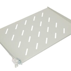 Półka 19, do szaf wiszących Extralink 1U 300mm Szara - obrazek 1