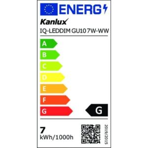 Żarówka LED GU10 IQ-LEDDIM 7W-WW 570lm 2700K barwa ciepła ściemnialna 35246 - obrazek 1
