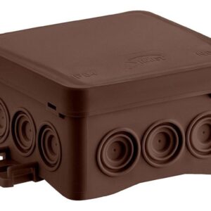 Puszka naścienna 75x40x75mm z dławnicą zintegrowaną samozatrzaskowa bezhalogenowa odporna na UV 35360115 - obrazek 1