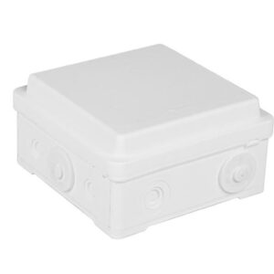 Puszka naścienna przyłączeniowa 100x52x100 mm, z 4 dławnicami, IP54, odporna na UV, NPP100 biała 35380006 - obrazek 1