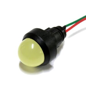 Lampka diodowa Klp 20Y/24V klosz 20 mm, 12-24V, żółty 84420004 - obrazek 1
