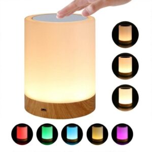 Bezprzewodowa Lampka Nocna Kolorowa RGB Sterowana Dotykiem I-LED TOUCH - obrazek 1