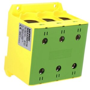 Złączka OTL300-3 żółto-zielony 3xAl/Cu 95-300mm2 1000V AC / 1500V DC Zacisk uniwersalny MAA3300Y10 - obrazek 1