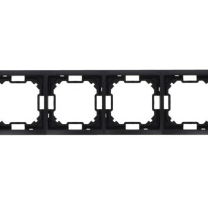 Simon Basic Ramka 4-krotna Neos IP20 czarny mat BMRC4/49 - obrazek 1