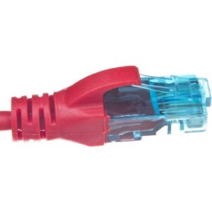 Kabel krosowy (Patch Cord) U/UTP kat.5e czerwony 3m DK-1512-030/R - obrazek 1