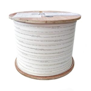 Kabel światłowodowy wewnętrzny FTTH 2 włóknowy SM 9/125 OS2 G57A1, Eca, LSOH, biały, 1km DK-D3902-SC-W - obrazek 1