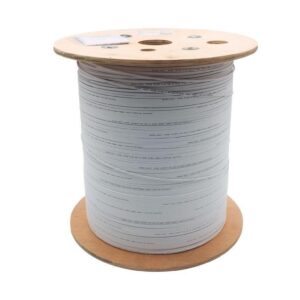 Kabel światłowodowy wewnętrzny FTTH 2 włóknowy SM 9/125 OS2 G57A1 B2ca LSOH biały 1km DK-D3902-1-SC-W - obrazek 1