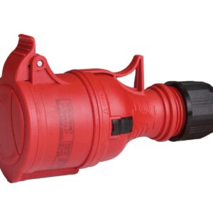 Gniazdo przenośne 32A 5P 400V czerwone TWIST GPP TYP B 32/5 IP44 921885 - obrazek 1