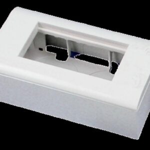 Puszka + support (metalowy) + ramka 90x45 (komplet 2M) ALANTEC OS010 - obrazek 1