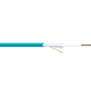 Kabel światłowodowy uniwersalny 12 włókien MM 50/125 OM3 1500N LS0H Dca turkusowy A/I-DQ(ZN)BH DK-35121-U/3-TQ /bębnowy/ - obrazek 1
