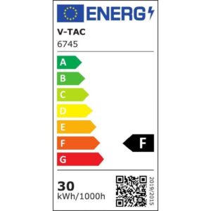 Projektor LED 30W 2510lm 6500K Seria F-Class IP65 Czarny 6745 - obrazek 1