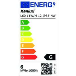 Taśma LED 12V L60 11W/M 12 IP65-NW 900lm/m 4000K Ra90 IP65 rolka 5mb 3 lata Gwarancji 33309 - obrazek 1