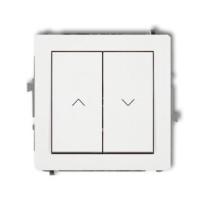 DECO Mechanizm łącznika żaluzjowego z podtrzymaniem, biały mat 25DWP-88 - obrazek 1
