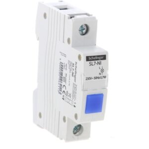 LAMPKA SYGNALIZACYJNA LED SL7 NIEBIESKA SCHELINGER A15-SL7-NI - obrazek 1