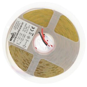 Taśma LED PREMIUM 12V DC COB 2400LED/5M 7W/1M IP20 Biała zimna - obrazek 1