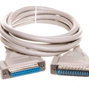 Kabel przedłużający LPT 1:1 Typ DSUB25/DSUB25, M/Ż beżowy 2m AK-610201-020-E - obrazek 1