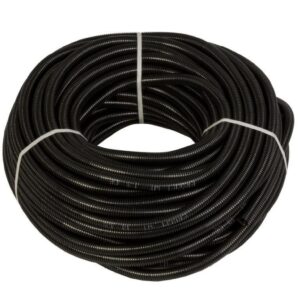 Rura ochronna stalowa pokryta PCV WOT 11 BK czarna E03DK-10030102301 /50m./ - obrazek 1