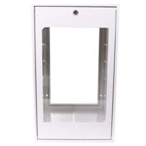 Szafa RACK 19 cali 6U 600x400mm IP30 RAL7035 (drzwi przeszklone) SZW Simple SZWS-19-6U-40-DS 19-8008SZWS-19-6U-40-DS - obrazek 1