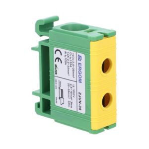 Złączka szynowa 1-torowa ZJUN-35 PE żółto-zielona R34RR-07020001603 - obrazek 1