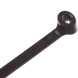 Opaska kablowa 360x4,5 czarna UV 2-LOCK zęby stalowe BMTN3749 /100szt./ - obrazek 1